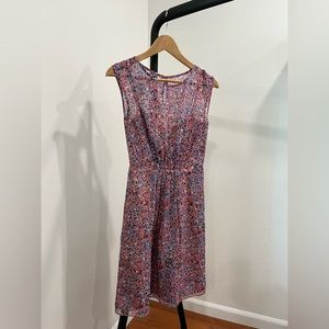 $15! SALE! J. Crew Blue and Pink Dress with Pockets Size 00